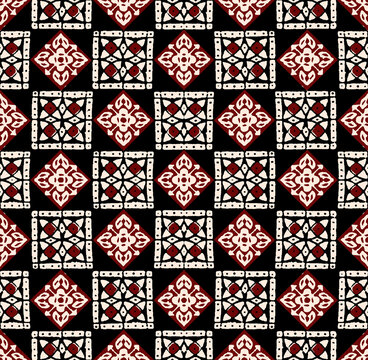 ajrak seamless pattern , block print pattern , geometric pattern