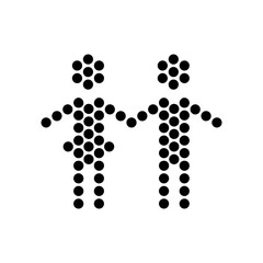 Ablution - female & male dots