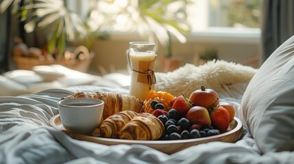 Breakfast in Bed, breakfast trays and morning essentials delivered to enjoy a cozy breakfast in...