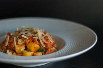 gnocchi pasta with tomato sauce