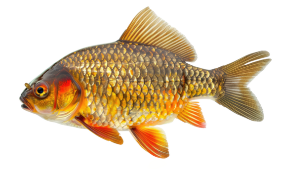 Roachy Fish isolated on transparent Background