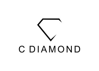 letter c diamond logo, design, Vector, illustration, creative icon, template