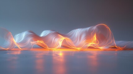 a white sheet of paper laying with a flame coming out of it, against white back ground - obrazy, fototapety, plakaty