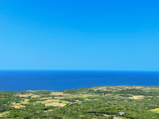 Fototapeta na wymiar 沖縄の高台から見た風景