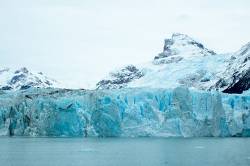 Fototapeta na wymiar Glaciares del Calafate: Espejos de Agua Congelada