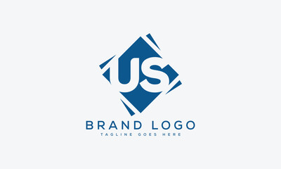 letter US logo design vector template design for brand