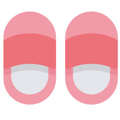 Winter gear flat colored icon pack
