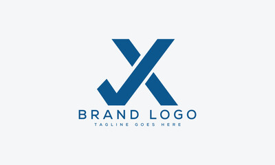 letter X logo design vector template design for brand