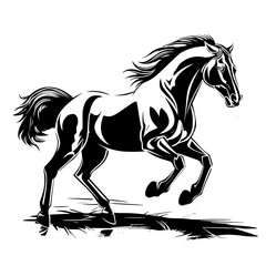 horse illustration