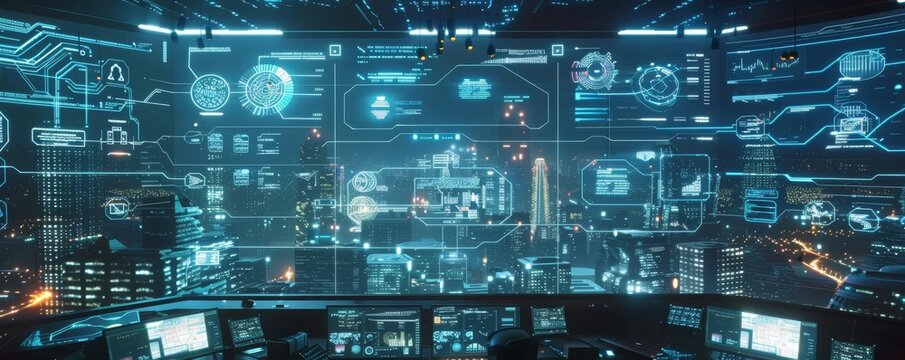 AI-driven cybersecurity systems that predict and neutralize threats in real-time, safeguarding digital infrastructure