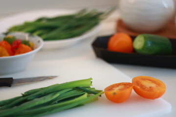 vegetables on a plate