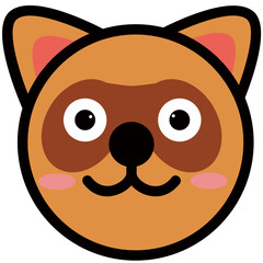 Animal world is full of joy colored icon pack