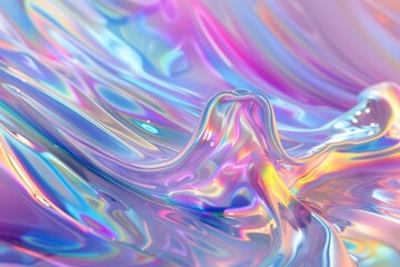 Captivating holographic marble texture design