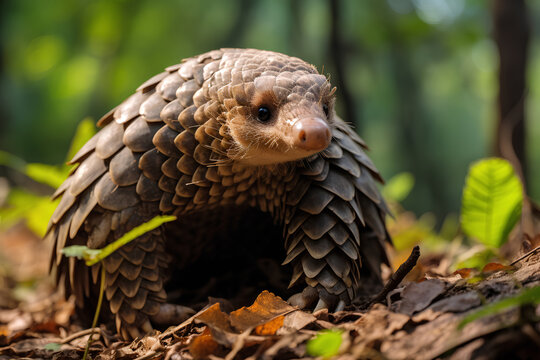 Chinese Pangolin, residing in forests of Asia