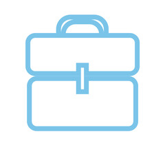 Linear blue outline icon pack