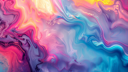 Fototapeta na wymiar Rainbow marble textures - abstract background