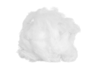 White absorbent cotton on a clean background.