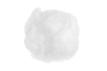 White absorbent cotton on a clean background.