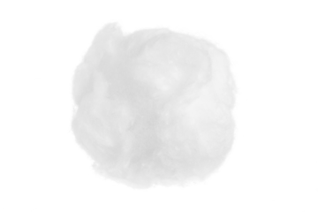 White absorbent cotton on a clean background.
