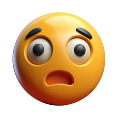 Naklejka premium Sad emoji Emoji 3D Icon 