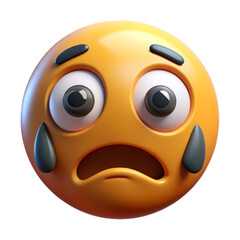 Crying face emoji Emoji 3D Icon
