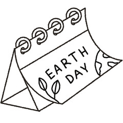 Earth Day cute elements