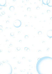 水中の泡の背景イメージ素材02_縦