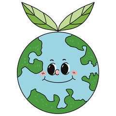 Earth Day cute elements