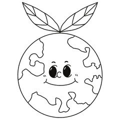 Earth Day cute elements