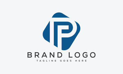 letter P logo design vector template design for brand