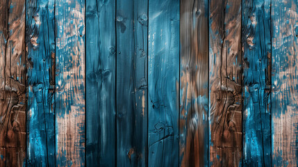 Blue and white stitched wooden background, Oktoberfest concept, created with generative AI technology 