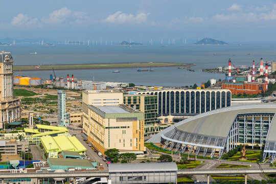  Macau city skyline in Taipa