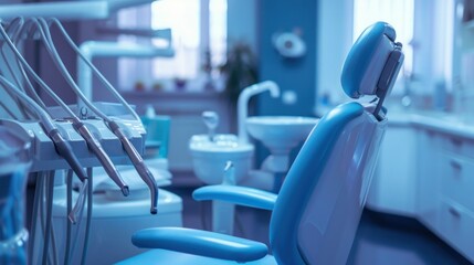Concept of dental servicing, teeth, prosthetics. Advertising background for dentists, medical clinics. - 775152158