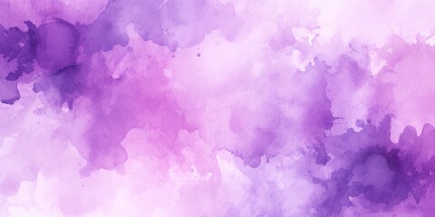 Violet abstract watercolor stain background pattern  - obrazy, fototapety, plakaty