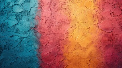 Vivid colors on an empty surface, waiting for your inspiration. - obrazy, fototapety, plakaty