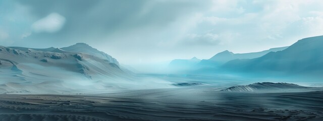 landscape photography, futuristic, muted colors