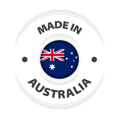 Made in Australia graphic and label.
