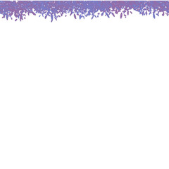 purple christmas frame