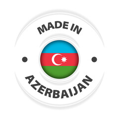 Made in Azerbaijan graphic and label.