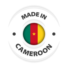 Made in Cameroon graphic and label.