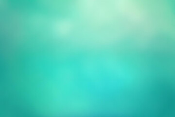 Obraz premium Abstract gradient smooth Blurred Bokeh Turquoise background image