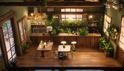 interior of restaurant