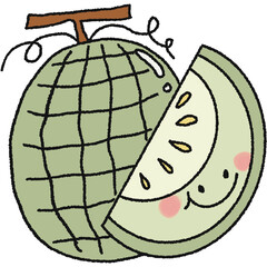 Cute Fruits Elements