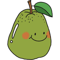 Cute Fruits Elements