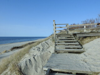 stairway to the sea on the curonian spit