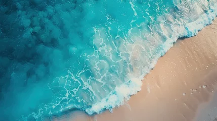Foto auf Acrylglas The sea and sand are both blue. © MSTSANTA