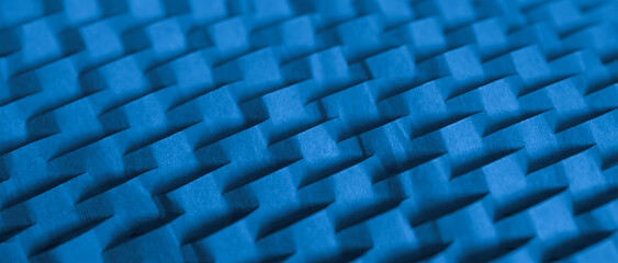 blue diamond mesh background, three dimensional texture