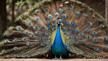 Obraz premium close up of peacock