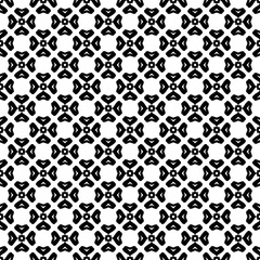 Black and white seamless abstract pattern. Background and backdrop. Grayscale ornamental design.