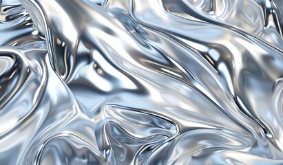 Liquid metal texture. The concept of modernity and industrial design.